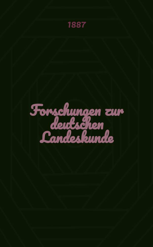 Forschungen zur deutschen Landeskunde : Veröffentlichungen der Abteilung für Landeskunde im Reichsamt für Landesaufnahme und der Deutschen geographischen Gesellschaft. Bd.2, H.4 : Gebirgsbau und Oberflachengestaltung der Sächsischen Schweiz