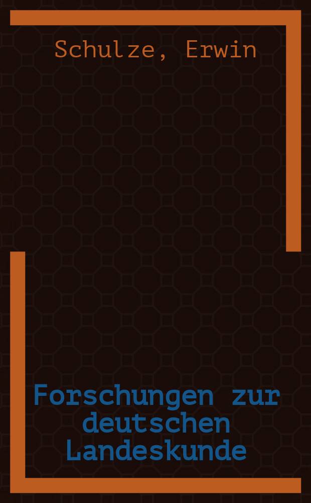 Forschungen zur deutschen Landeskunde : Veröffentlichungen der Abteilung für Landeskunde im Reichsamt für Landesaufnahme und der Deutschen geographischen Gesellschaft. Bd.5, H.2 : Über die geographische Verbreitung der Süsswasserfische von Mitteleuropa