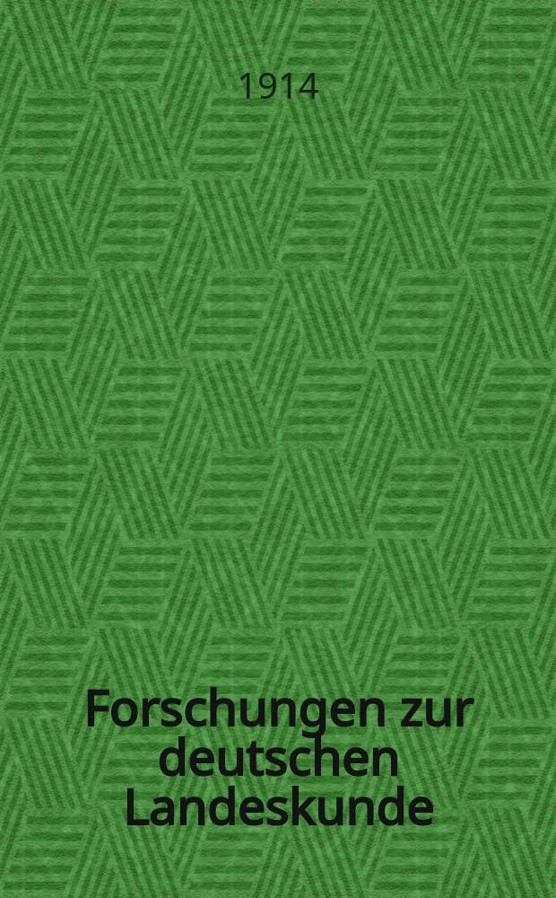Forschungen zur deutschen Landeskunde : Ver&ouml;ffentlichungen der Abteilung f&uuml;r Landeskunde im Reichsamt f&uuml;r Landesaufnahme und der Deutschen geographischen Gesellschaft. Bd.21, H.2 : Die st&auml;dtischen Siedlungen des K&ouml;nigreichs W&uuml;rttemberg