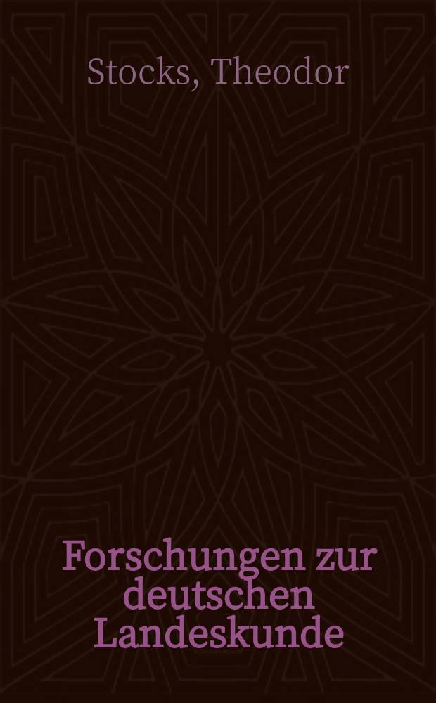 Forschungen zur deutschen Landeskunde : Ver&ouml;ffentlichungen der Abteilung f&uuml;r Landeskunde im Reichsamt f&uuml;r Landesaufnahme und der Deutschen geographischen Gesellschaft. Bd.24, H.1 : Das Flu&szlig;gebiet der Pinnau