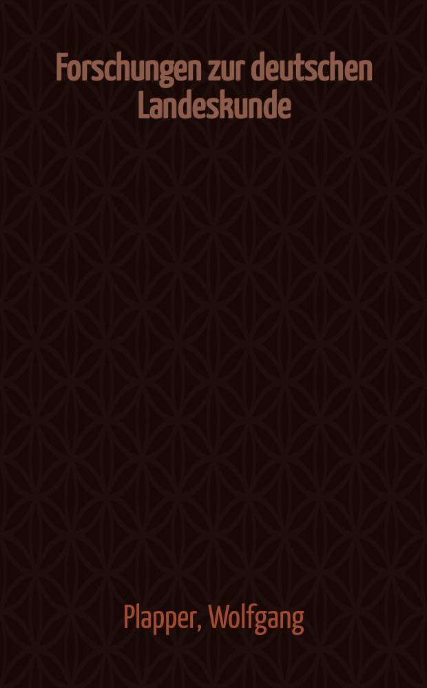 Forschungen zur deutschen Landeskunde : Veröffentlichungen der Abteilung für Landeskunde im Reichsamt für Landesaufnahme und der Deutschen geographischen Gesellschaft. Bd.206 : Die kartographische Darstellung von Bevölkerungsentwicklungen