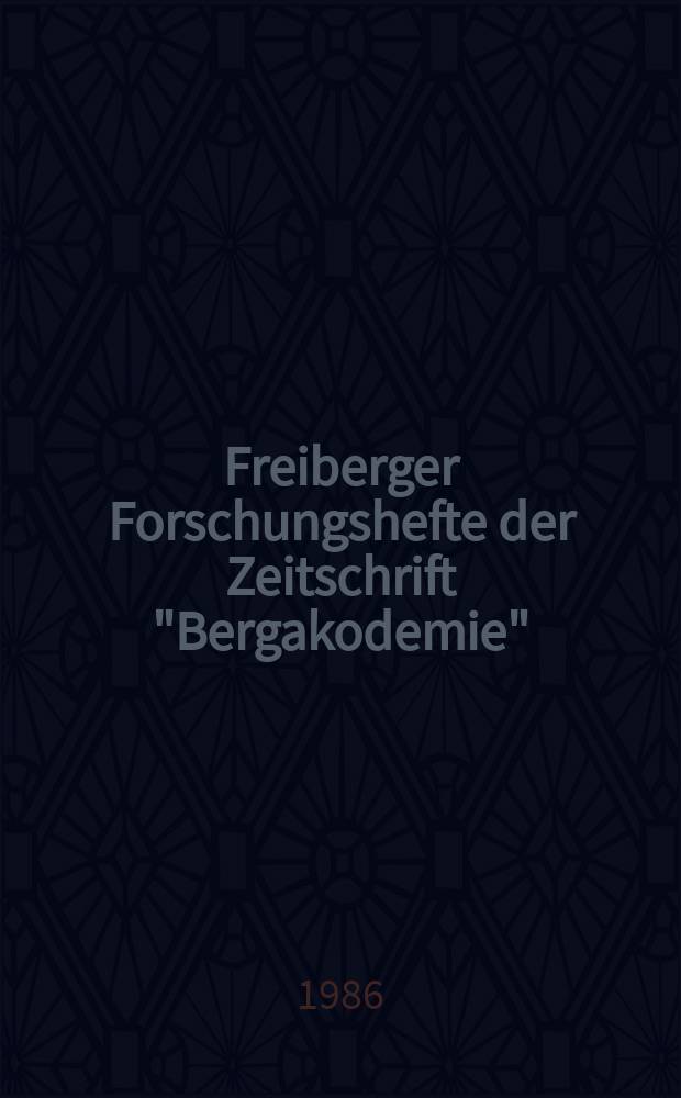 Freiberger Forschungshefte der Zeitschrift "Bergakodemie" : Eigenschaften und Einsatz von NE - Werkstoffen