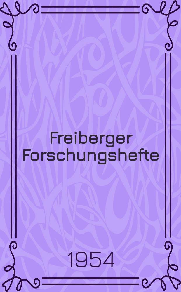 Freiberger Forschungshefte : Beihefte der Zeitschrift "Bergakademie". H.15 : Steinbruchsprengungen zur Erforschung des tieferen Untergrundes