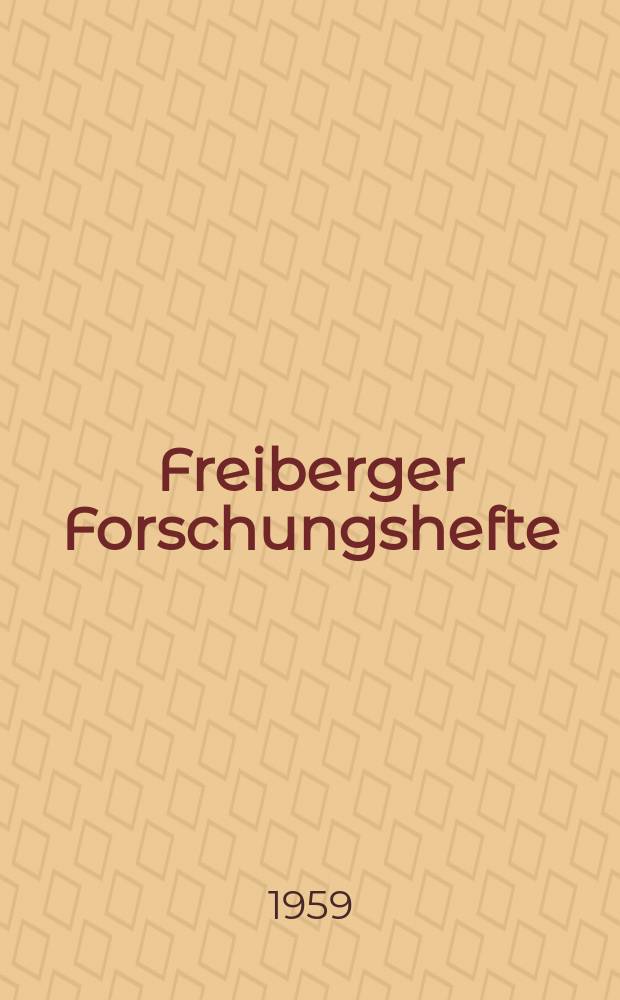 Freiberger Forschungshefte : Beihefte der Zeitschrift "Bergakademie". 56 : Satztektonik und Auslaugung im Gebet der Mansfelder Seen