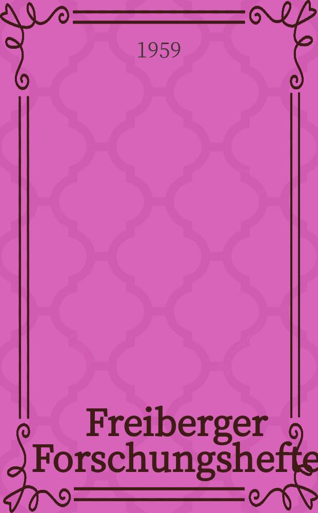 Freiberger Forschungshefte : Beihefte der Zeitschrift "Bergakademie". 65 : Grundlagen und Auswerteverfahren der dynamischen Baugrundseismik