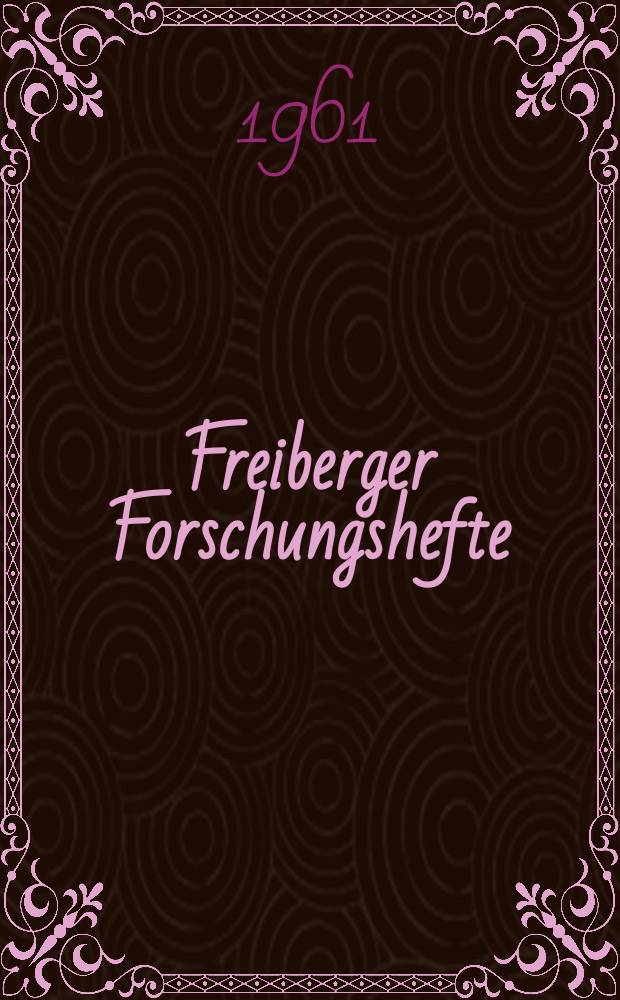 Freiberger Forschungshefte : Beihefte der Zeitschrift "Bergakademie". 97/3 : Die Kali- und Steinsalzagerstätten des Zechsteins in der Deutschen Demokratischen Republik. T.3.