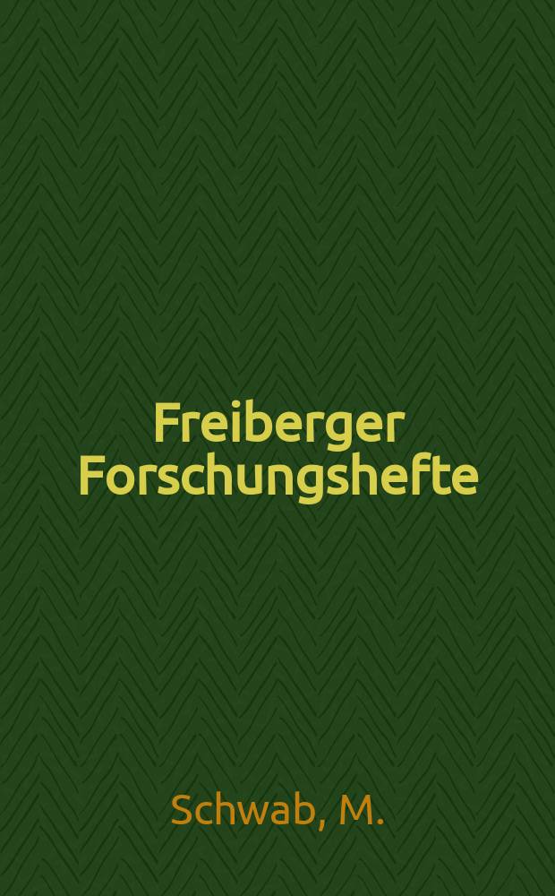 Freiberger Forschungshefte : Beihefte der Zeitschrift "Bergakademie" : Tektonische Untersuchungen im Permokarbon nördlich von Halle/Saale. Bildmappe