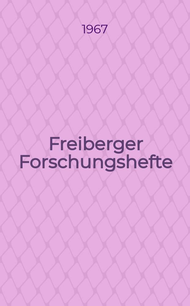 Freiberger Forschungshefte : Beihefte der Zeitschrift "Bergakademie" : (Geophysik im Bergbau