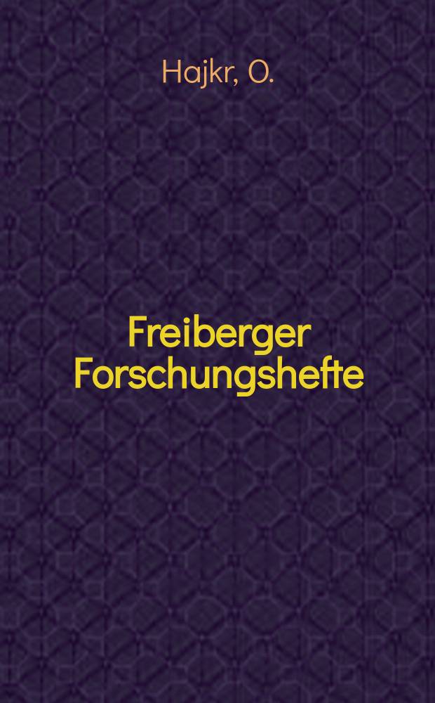 Freiberger Forschungshefte : Beihefte der Zeitschrift "Bergakademie" : Palaeoneilo ostraviense (Klebelsberg) im Silesien des Hornoslezské pánve (Bivalvia)