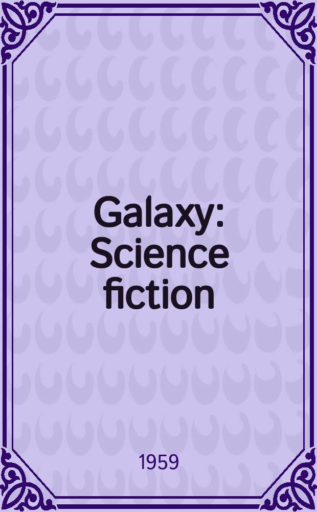 Galaxy : Science fiction