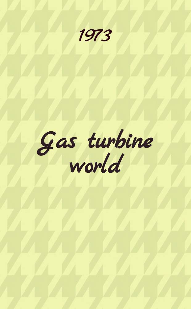 Gas turbine world