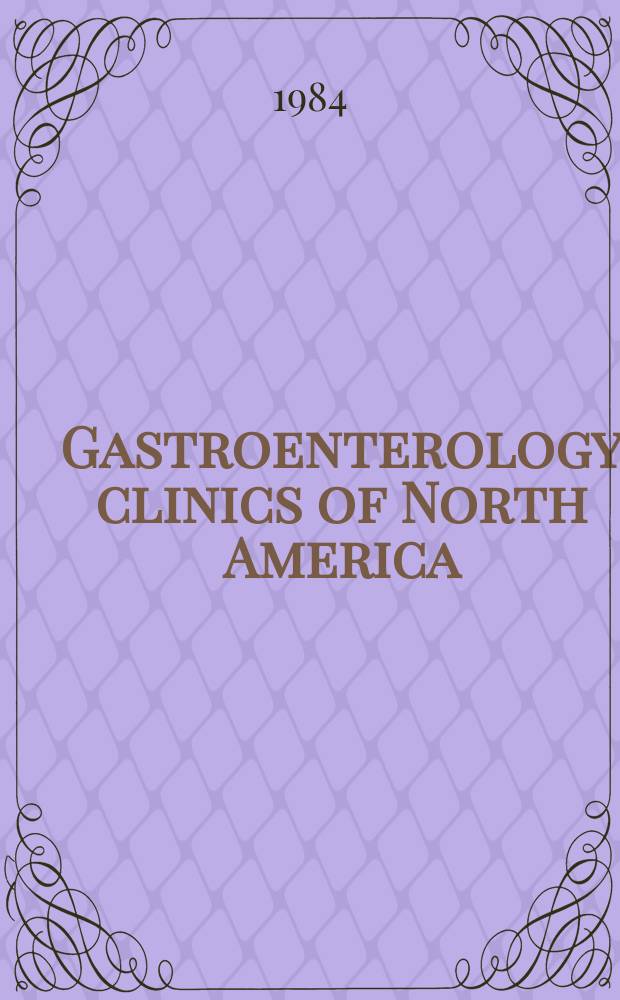 Gastroenterology clinics of North America