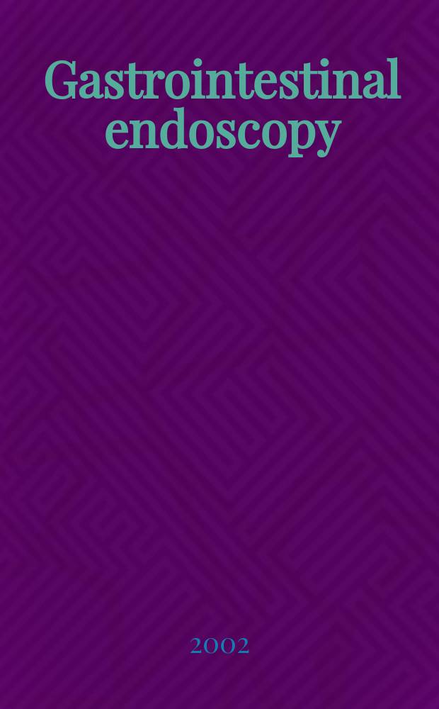 Gastrointestinal endoscopy : The offic. j. of the Amer. soc. for gastrointestinal endoscopy. Vol.55, №7