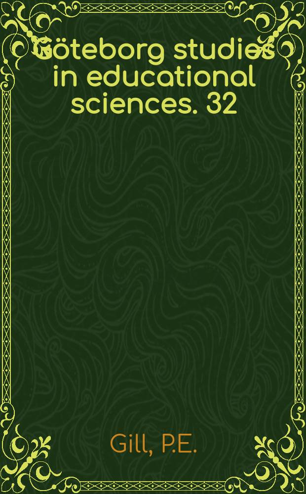 G&ouml;teborg studies in educational sciences. 32 : Moral judgments of violence among Irish ...