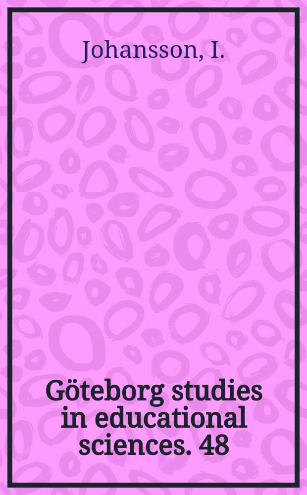 Göteborg studies in educational sciences. 48 : Fritidspedagog på fritidshem