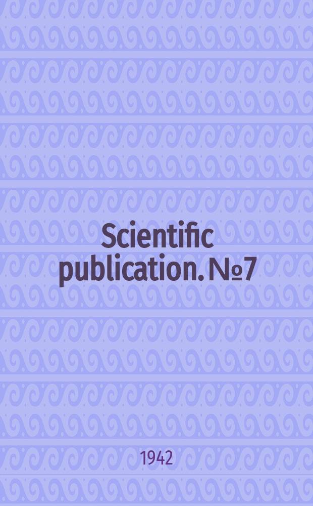 Scientific publication. №7 : Keys to the British species of Ephemeroptera with keys to the genera of the nymphs