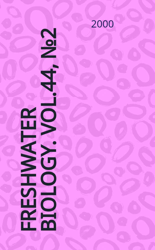 Freshwater biology. Vol.44, №2