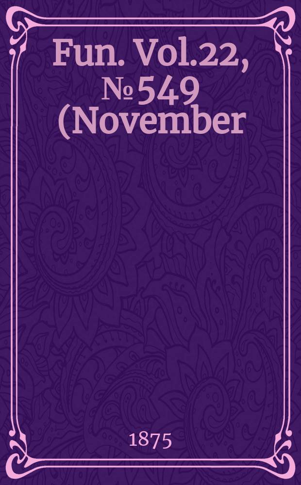 Fun. Vol.22, №549 (November)