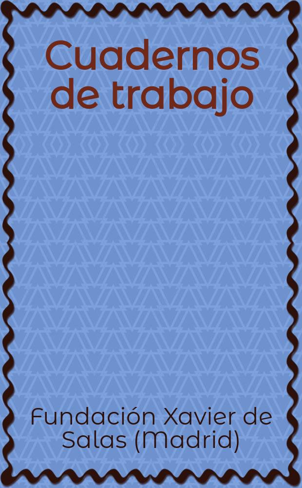 Cuadernos de trabajo