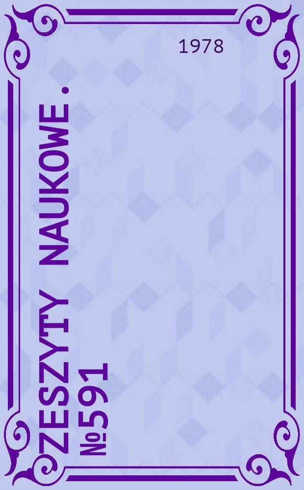 Zeszyty naukowe. №591 : Konferencja: Niezawodność i trwałość maszyn i systemów maszynowych w górnictwie