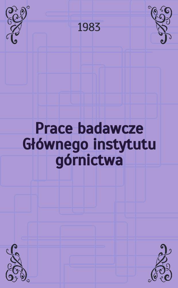 Prace badawcze Głównego instytutu górnictwa : Komunikat. Systematyka węgli kamiennych według strukturalnego ...