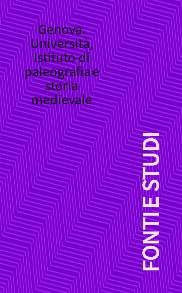 Fonti e studi