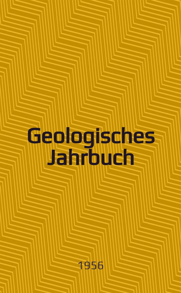 Geologisches Jahrbuch : Hrsg. von den Geologischen Landesanstalten der Bundesrepublik Deutschland. H.20 : Cephalopodenfauna und Stratigraphie des Oberdevons von Schleiz und Zeulenroda in Thüringen