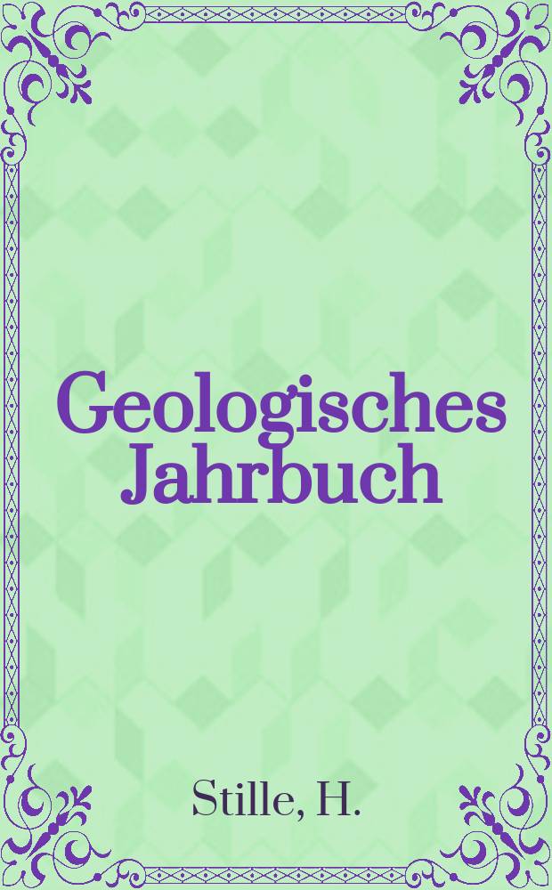 Geologisches Jahrbuch : Hrsg. von den Geologischen Landesanstalten der Bundesrepublik Deutschland. H.22 : Die assyntische Tektonik im geologischen Erdbild