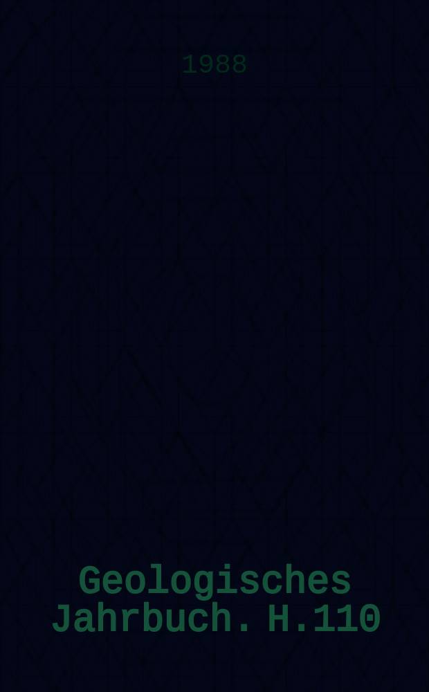 Geologisches Jahrbuch. H.110 : Das Kalktertiär des Mainzer Beckens