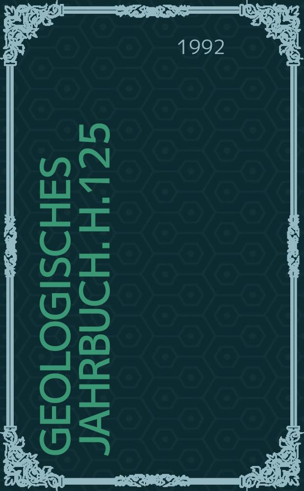 Geologisches Jahrbuch. H.125 : Palynologische Evidenz klimarelevanter Ereignisse ...