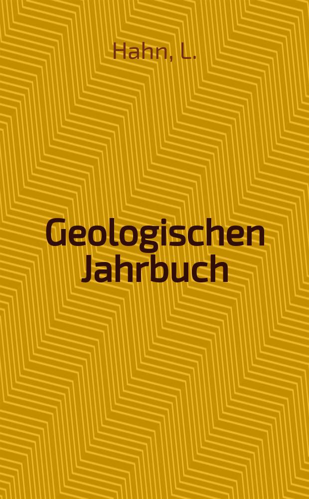Geologischen Jahrbuch : Hrsg. von der Bundesanstalt für Bodenforschung und den Geologischen Landesämtern der Bundesrepublik Deutschland. H.43 : Stratigraphy and marine ingressions ...
