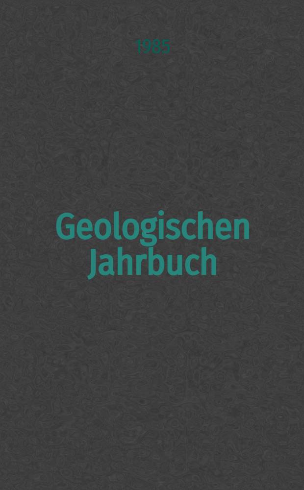 Geologischen Jahrbuch : Hrsg. von der Bundesanstalt für Bodenforschung und den Geologischen Landesämtern der Bundesrepublik Deutschland. H.62 : Paleogeographic evolution of the Atlantic Ocean during the Late Cretaceous
