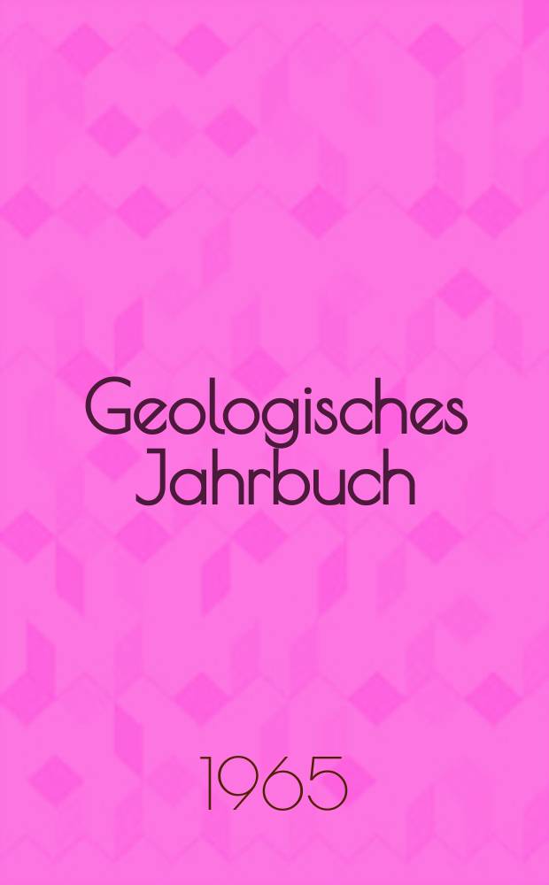 Geologisches Jahrbuch : Hrsg. von den Geologischen Landesanstalten der Bundesrepublik Deutschland. H.69 : Die Jnoceramen des Santon und Unter-Campan von Nordwestdeutschland