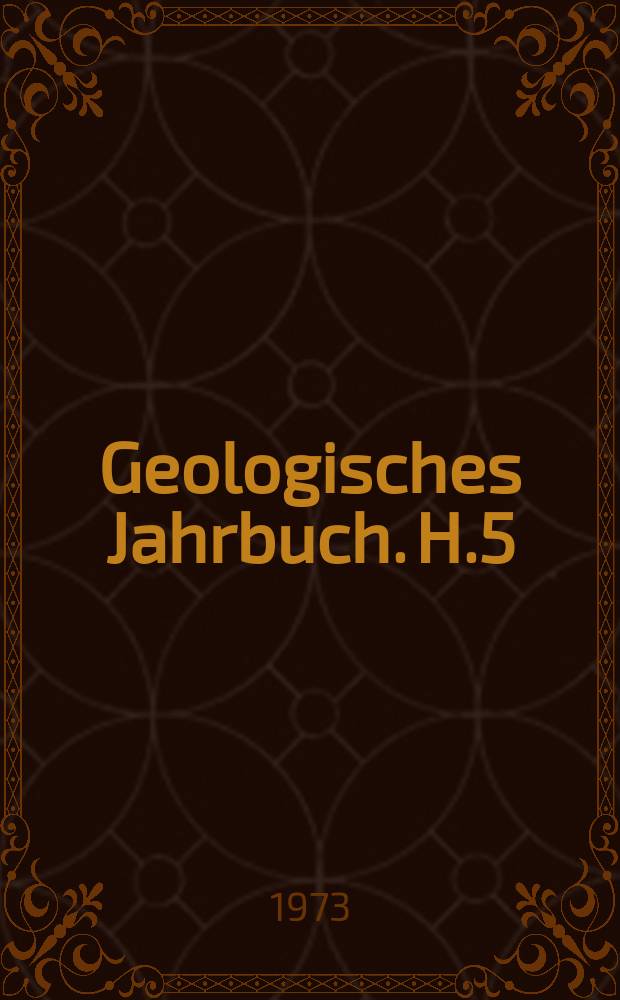 Geologisches Jahrbuch. H.5 : Ein "Aquitan" - Profil von Mainz-Weisenau (Tertiär, Mainzer Becken)