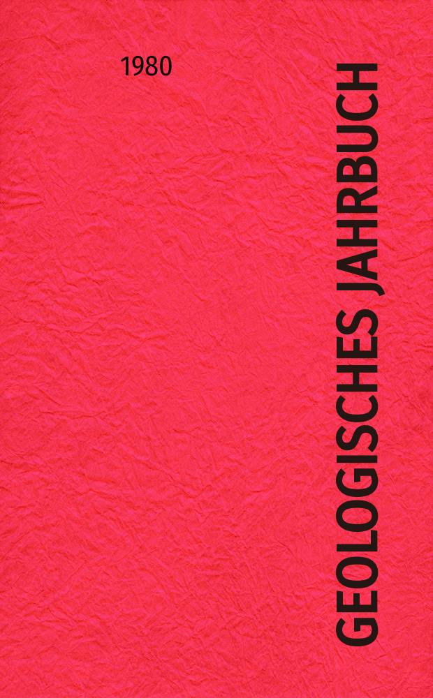 Geologisches Jahrbuch : Hrsg. von der Bundesanstalt für Bodenforschung und den geol. Landesämtern der Bundesrepublik Deutschland. H.24 : Groundwater in the Sperkhios Basin
