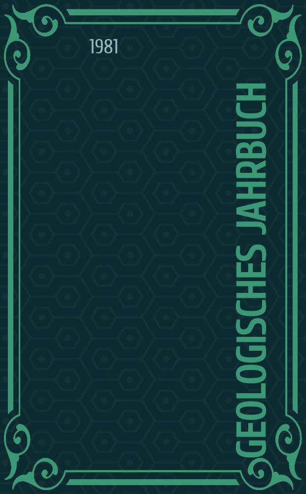 Geologisches Jahrbuch : Hrsg. von der Bundesanstalt für Bodenforschung und den geol. Landesämtern der Bundesrepublik Deutschland. H.29 : Salt water intrusion meeting, Gth. Hanover. 1979