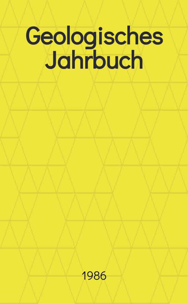 Geologisches Jahrbuch : Hrsg. von der Bundesanstalt für Bodenforschung und den geol. Landesämtern der Bundesrepublik Deutschland. H.44 : Baugrund - und ...