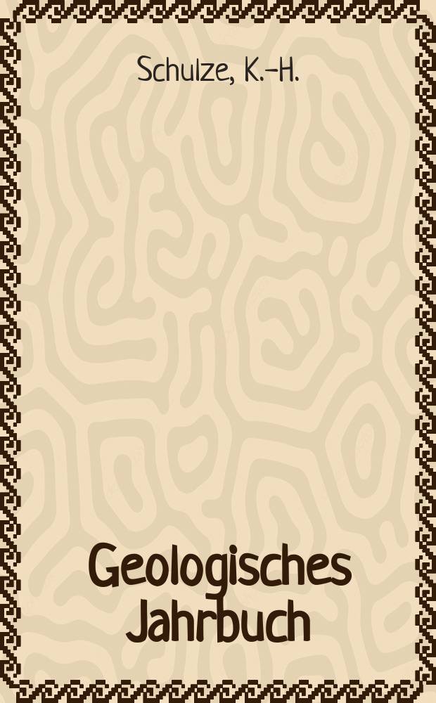 Geologisches Jahrbuch : Hrsg. von der Bundesanstalt f&uuml;r Bodenforschung und den geol. Landes&auml;mtern der Bundesrepublik Deutschland. H.11 : Mikropazielle, geochemische und technologische, Eigenschaften ...
