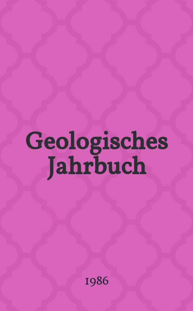 Geologisches Jahrbuch : Hrsg. von der Bundesanstalt für Bodenforschung und den geol. Landesämtern der Bundesrepublik Deutschland. H.82 : Steine und Erden in der Bundesrepublik Deutschland