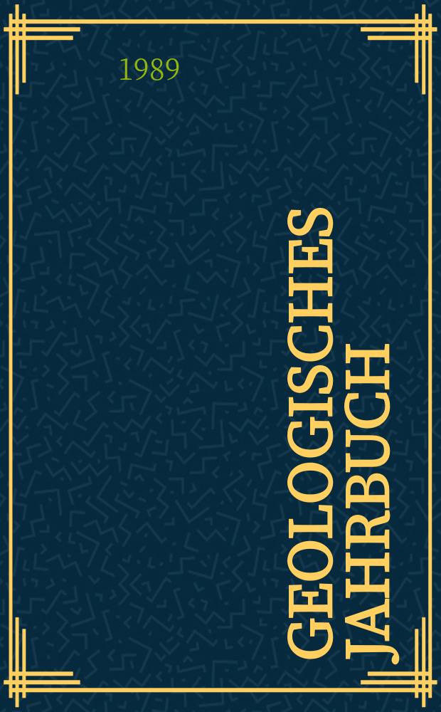 Geologisches Jahrbuch : Hrsg. von der Bundesanstalt für Bodenforschung und den Geologischen Landesämtern der Bundesrepublik Deutschland. H.38 : German Antarctic North Victoria Land Expedition 1984/85 GANOVEX IV