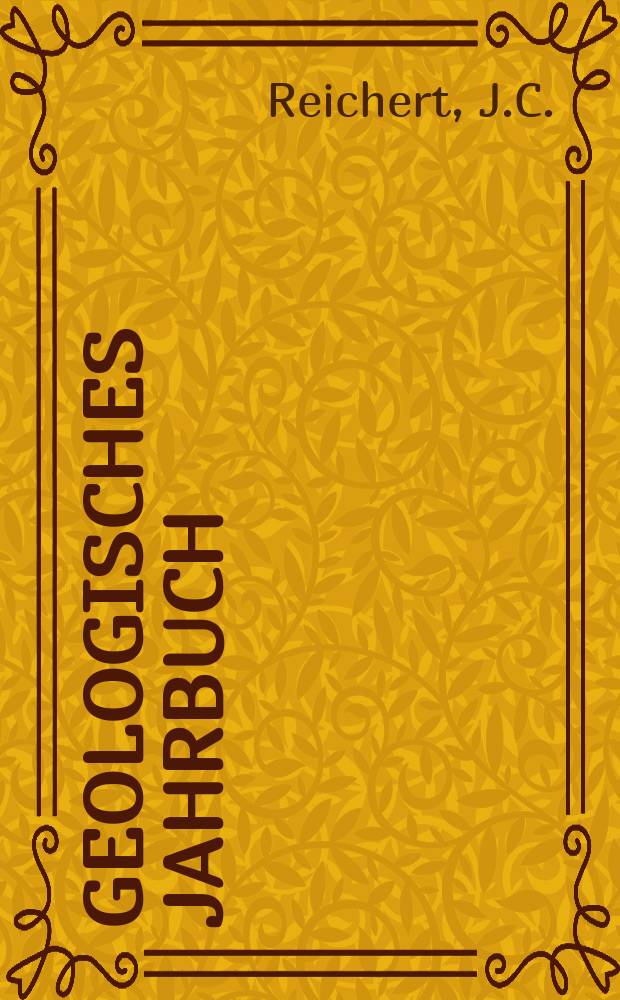 Geologisches Jahrbuch : Hrsg. von der Bundesanstalt für Bodenforschung und den Geologischen Landesämtern der Bundesrepublik Deutschland. H.50 : Ein geophysikalischer Beitrag zur Erkundung ...