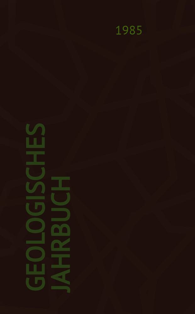 Geologisches Jahrbuch : Hrsg. von der Bundesanstalt für Bodenforschung und den geol. Landesämtern der Bundesrepublik Deutschland. 20 : Immissionsbedingte Änderungen ...