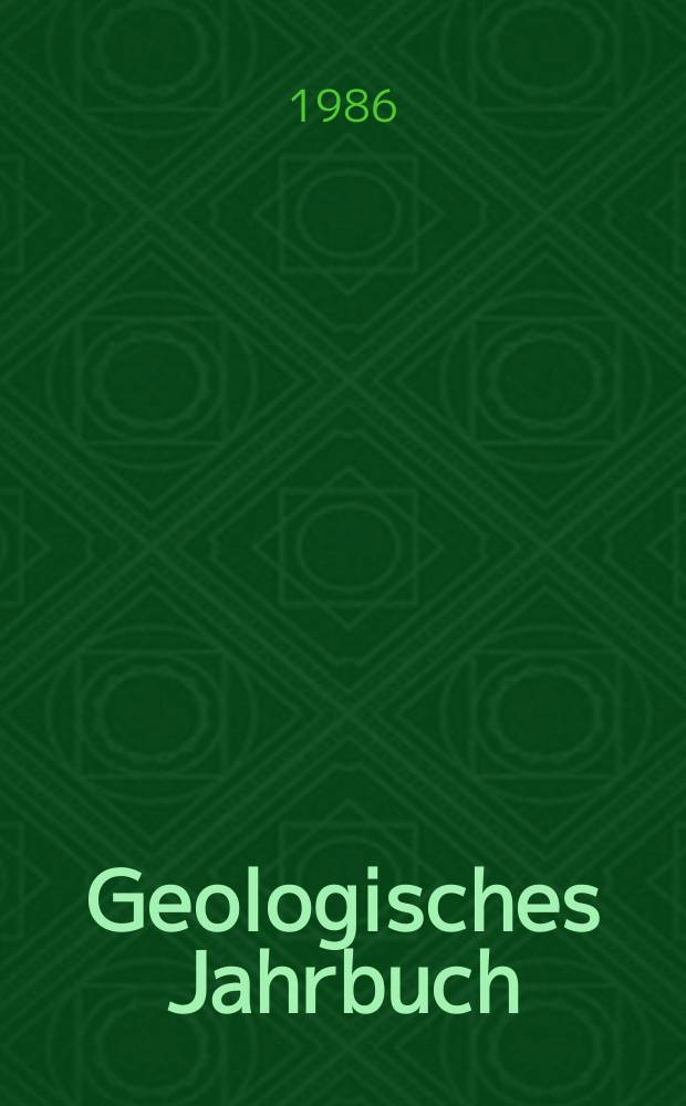 Geologisches Jahrbuch : Hrsg. von der Bundesanstalt für Bodenforschung und den geol. Landesämtern der Bundesrepublik Deutschland. 21 : Änderungen der Schwermetllgehalte ...