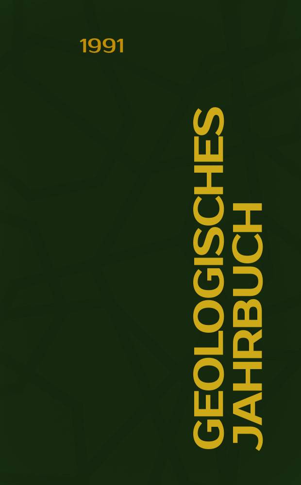 Geologisches Jahrbuch : Hrsg. von der Bundesanstalt für Bodenforschung und den geol. Landesämtern der Bundesrepublik Deutschland. 25 : Bestimmung des Bodenerodier barkeits Faktors