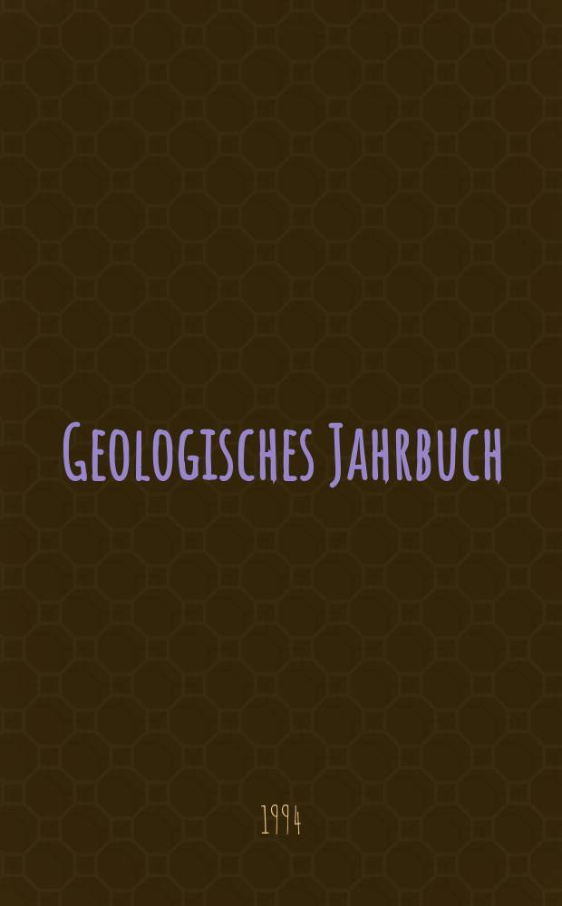 Geologisches Jahrbuch : Hrsg. von der Bundesanstalt für Bodenforschung und den geol. Landesämtern der Bundesrepublik Deutschland. H.31 : Methodendokumentation Bodenkunde