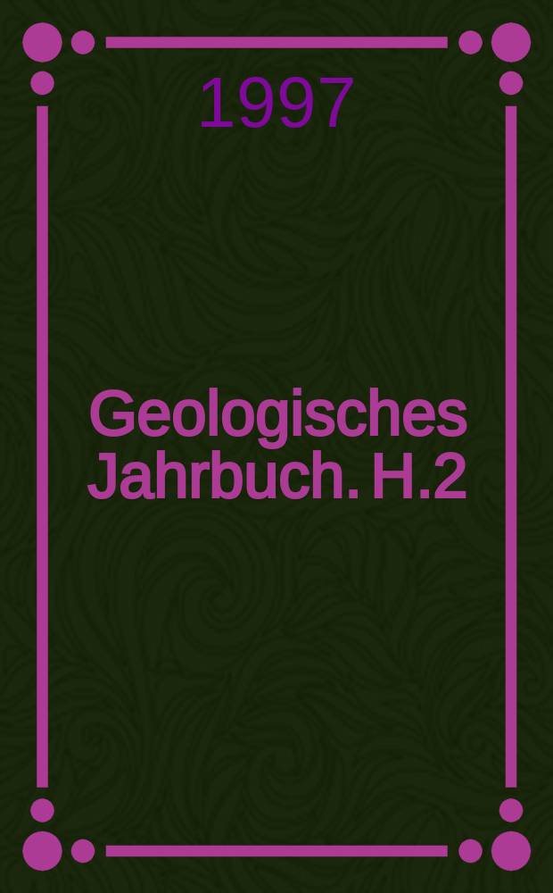 Geologisches Jahrbuch. H.2 : Hydrogeologische Kartieranleitung