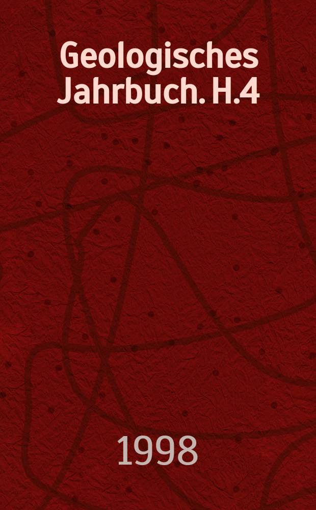 Geologisches Jahrbuch. H.4 : Bewertungskriterien ...