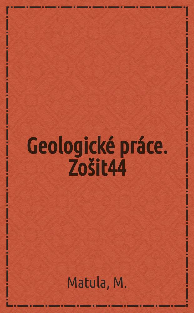 Geologické práce. Zošit44 : Prehľad úloh inžiniersko-geologického prieskumu v hydroenergetickej výstavbe
