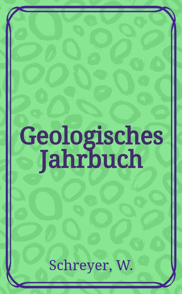 Geologisches Jahrbuch : Hrsg. von den Geologischen Landesanstalten der Bundesrepublik Deutschland. H.49 : Das Moldanubikum um Vilshofen in Neiderbayern