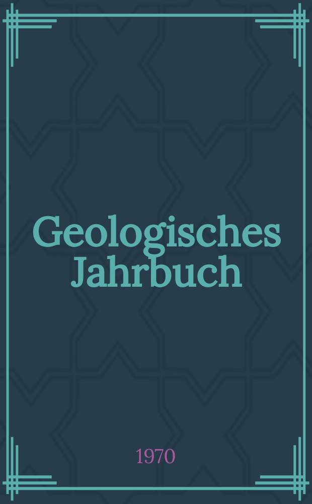 Geologisches Jahrbuch : Hrsg. von den Geologischen Landesanstalten der Bundesrepublik Deutschland. H.103 : Orogene Sedimentation und Paläogeographie während der Tieferen Oberkreide in Norditalien